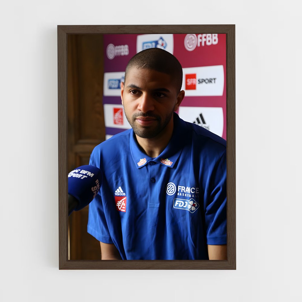 Poster Le Charisme de Batum – affiche Basketball (vue 5)